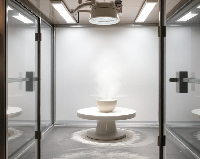 Glaze Spray Booth in Ceramic
