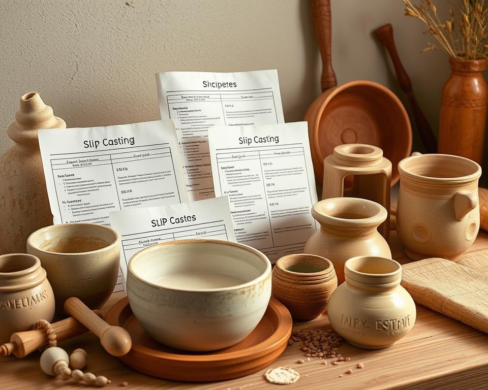 Slip Casting Recipes